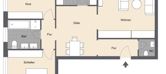 4 rooms Duplex in Neu-Ulm, Germany No. 301084 16