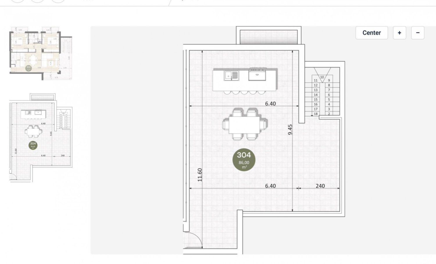 Ático de 2 dormitorios en Limassol, Cyprus No. 23498