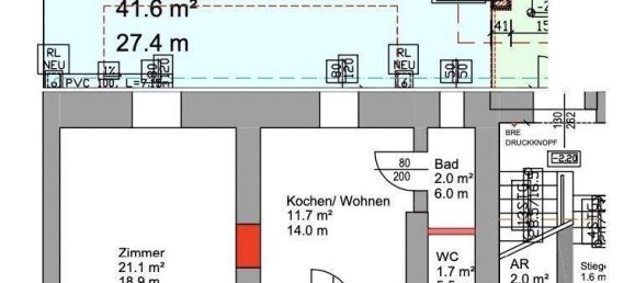 2 rooms Apartment in Eggenberg, Austria No. 244344 16