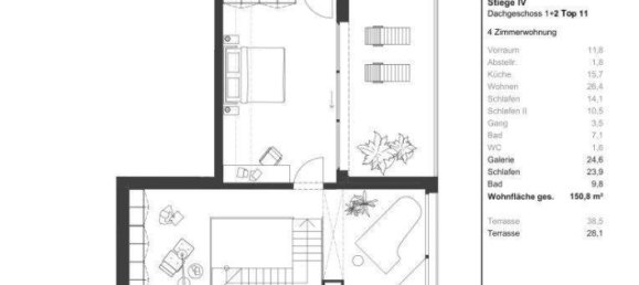 4 rooms Apartment in Vienna, Austria No. 253496 25