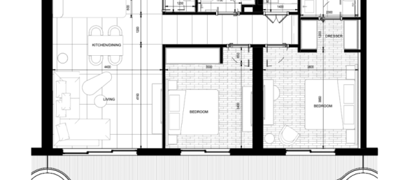 Квартира с 1 спальней в Al Marjan Island, ОАЭ № 121382 6