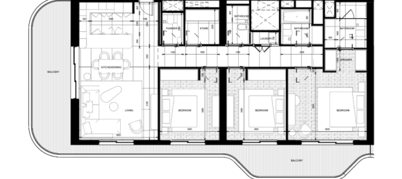 Квартира с 1 спальней в Al Marjan Island, ОАЭ № 121382 7