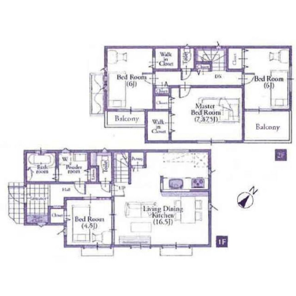 Дом с 4 спальнями в Сайтама, Япония № 1339