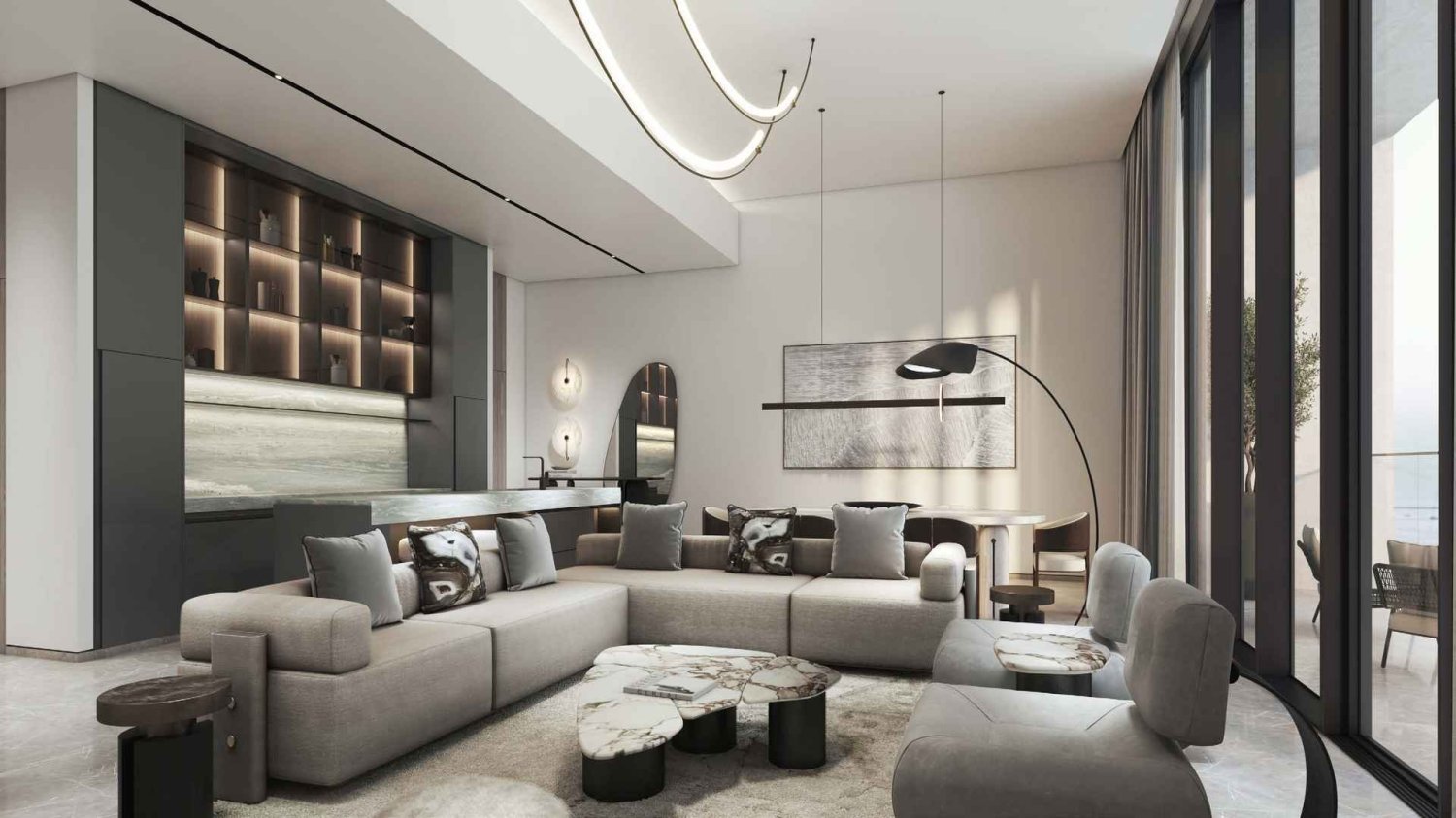 2 غرف نوم شقة في W Residences Dubai Harbour Tower 2, مرسى دبي, UAE رقم 65247