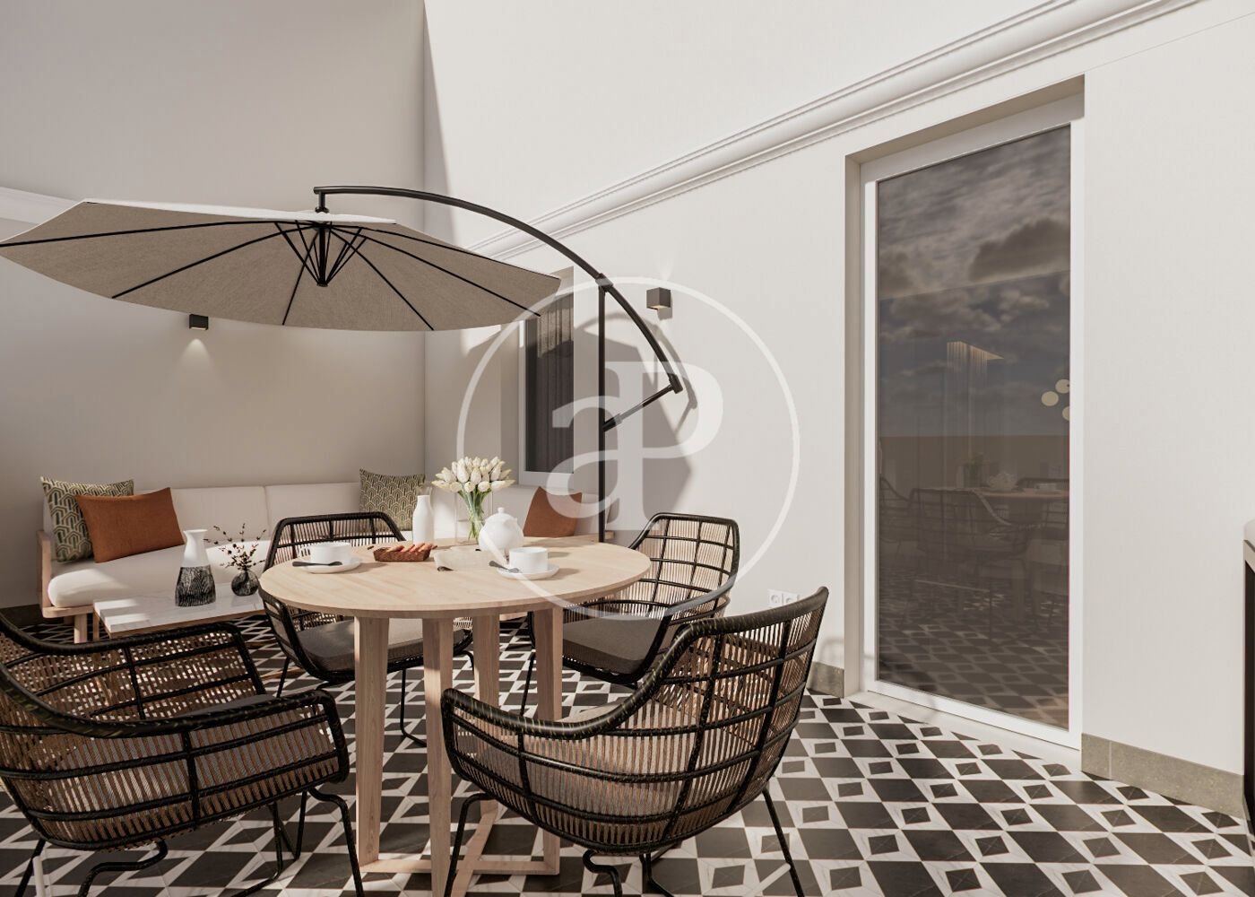 Квартира с 2 спальнями в Мадрид, Испания № 118205