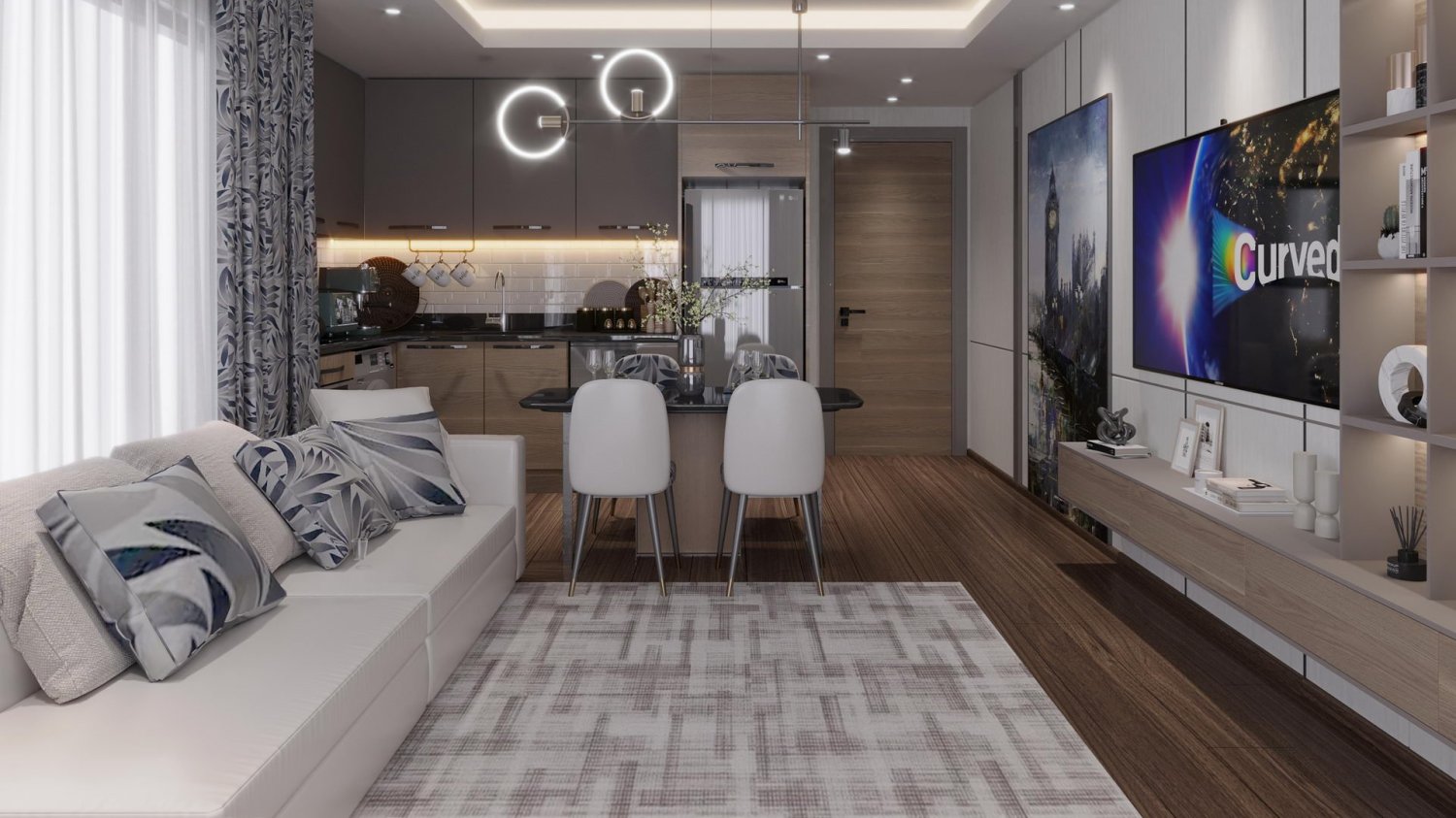 شقة 2+1 في Faralya Panorama, Konakli, Turkey رقم 39435