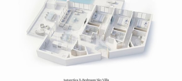 Penthouse T3 em Ras Al Khaimah, UAE N.º 188068 3