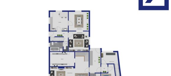 Moradia em banda de 9 divisões em Hasberge, Germany N.º 329951 11