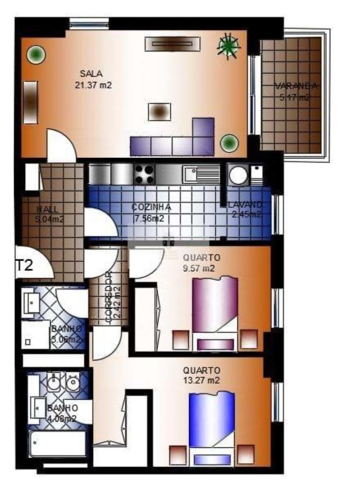 2 bedrooms Apartment in Lisbon, Portugal No. 3338