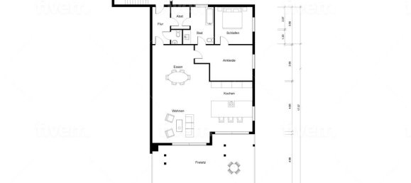 Пентхаус с 1 спальней в Ильцен, Германия № 34160 10