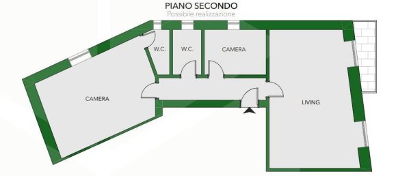 3-Zimmer Wohnung in Matera, Italy, Nr. 21481 3