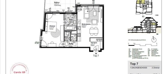 2 rooms Apartment in Dobling, Austria No. 125321 5