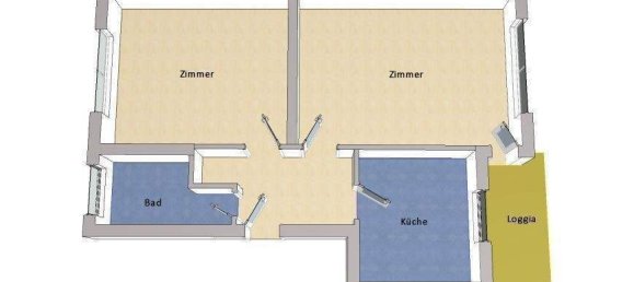 2 rooms Apartment in Gesundbrunnen, Germany No. 351427 8