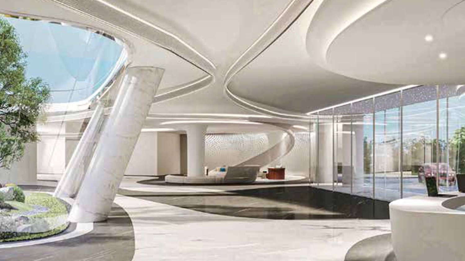 Квартира с 2 спальнями в OCEANO, Al Marjan Island, ОАЭ № 61471