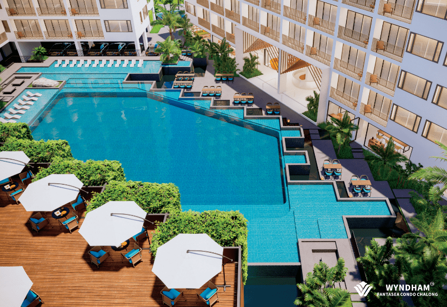 شقة 2 غرف نوم  في Wyndham Fantasea Condo Chalong Chalong, Thailand رقم 32629