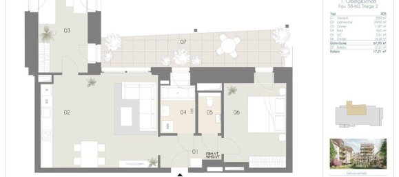 3 rooms Apartment in Wieden, Austria No. 2046 14