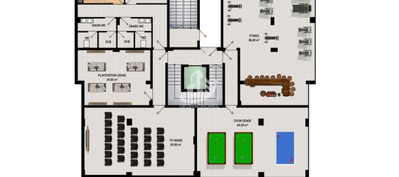 Wohnung 3+1 in Oba, Turkey, Nr. 3434 2
