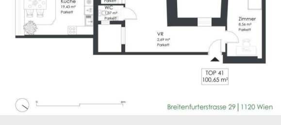 3-salle Appartement à Meidling, Austria No. 221810 19