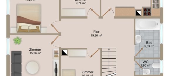 8 rooms Townhouse in Breisgau-Hochschwarzwald, Germany No. 37177 10