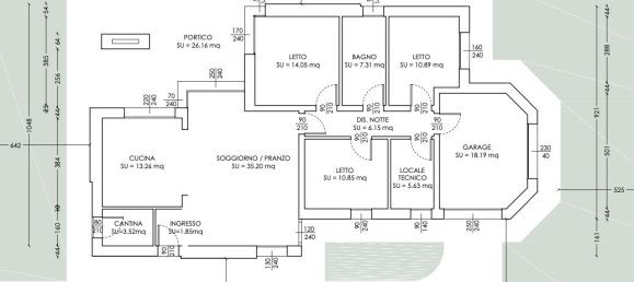 Вилла с 4 комнатами в Сан Феличе суль Панаро, Италия № 163345 3