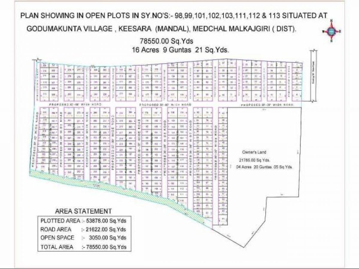  قطعة أرض في Hyderabad, India رقم 33256