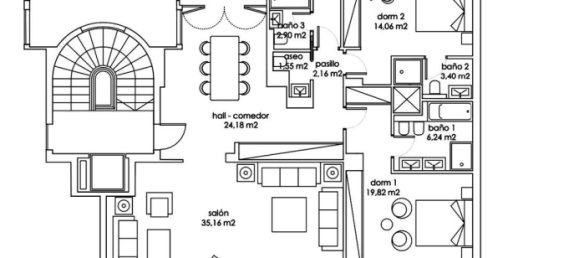 3 غرف نوم شقة في Madrid, Spain رقم 22264 26