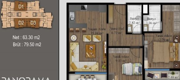 3 bedrooms Apartment in Mersin, Turkey No. 15450 4