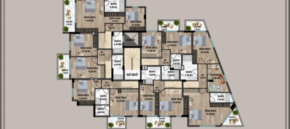 3 rooms Apartment in Alanya, Turkey No. 11107 3