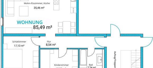 2 Schlafzimmer Wohnung in Main-Kinzig, Germany, Nr. 235097 20