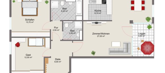 Apartamento de 3 divisões em Munich, Germany N.º 265346 5