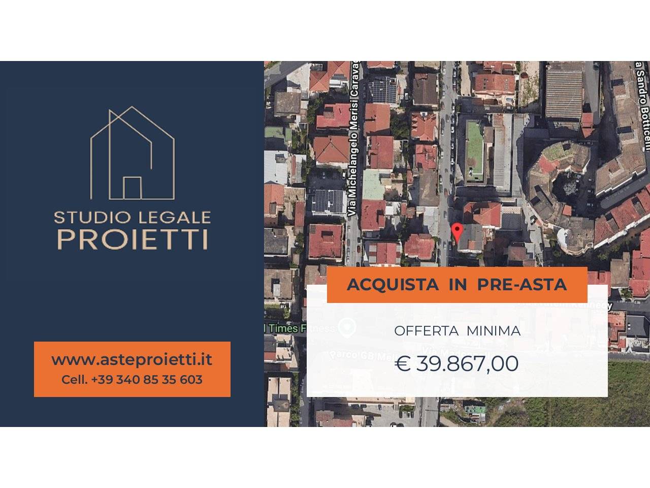 1 غرف نوم شقة في Melito di Napoli, Italy رقم 306149