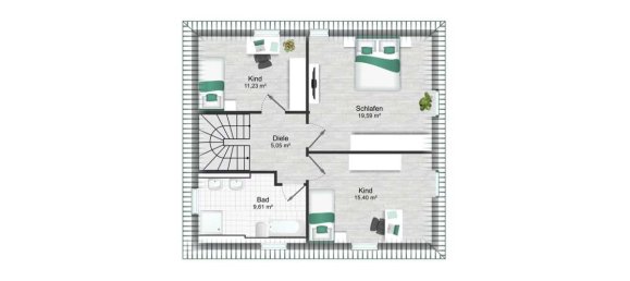 5 غرف نوم تاون هاوس في Emmendingen, Germany رقم 53752 28