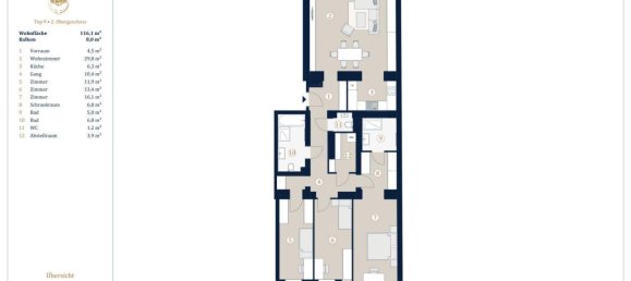 4-salle Penthouse à Alsergrund, Austria No. 133872 7