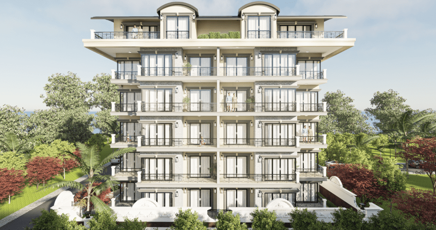 Квартира с 2 комнатами в Махмутлар, Турция № 9992