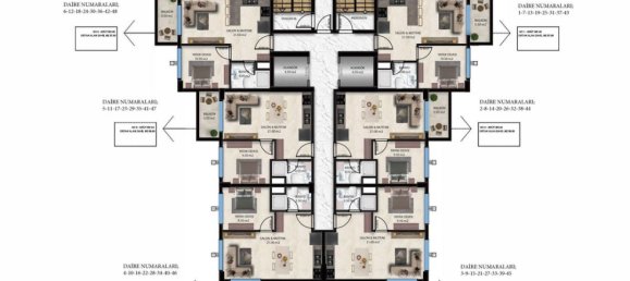Apartamento 1+1 em Avsallar, Turkey N.º 31549 19