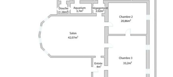 Квартира с 3 спальнями в Страсбург, Франция № 67810 16