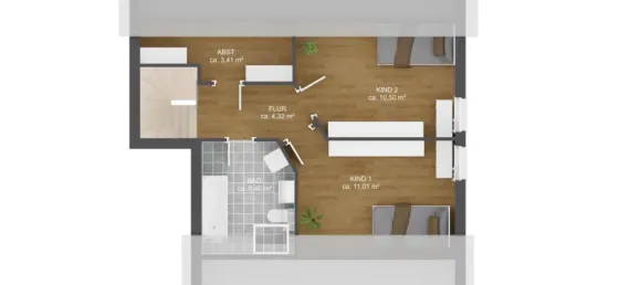 4 chambres Duplex à Heilbronn, Germany No. 34847 5