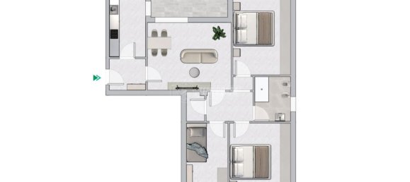 Apartamento de 5 habitaciónes en Rimini, Italy No. 19170 15