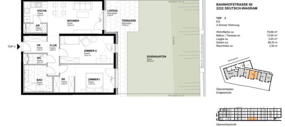 3-Zimmer Wohnung in Deutsch-Wagram, Austria, Nr. 254782 12