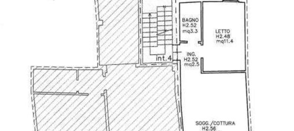 2 rooms Apartment in Ferrara, Italy No. 25061 2