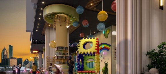 Квартира с 1 спальней в Empire Lake Views, Wadi Al Safa 2, ОАЭ № 63869 2