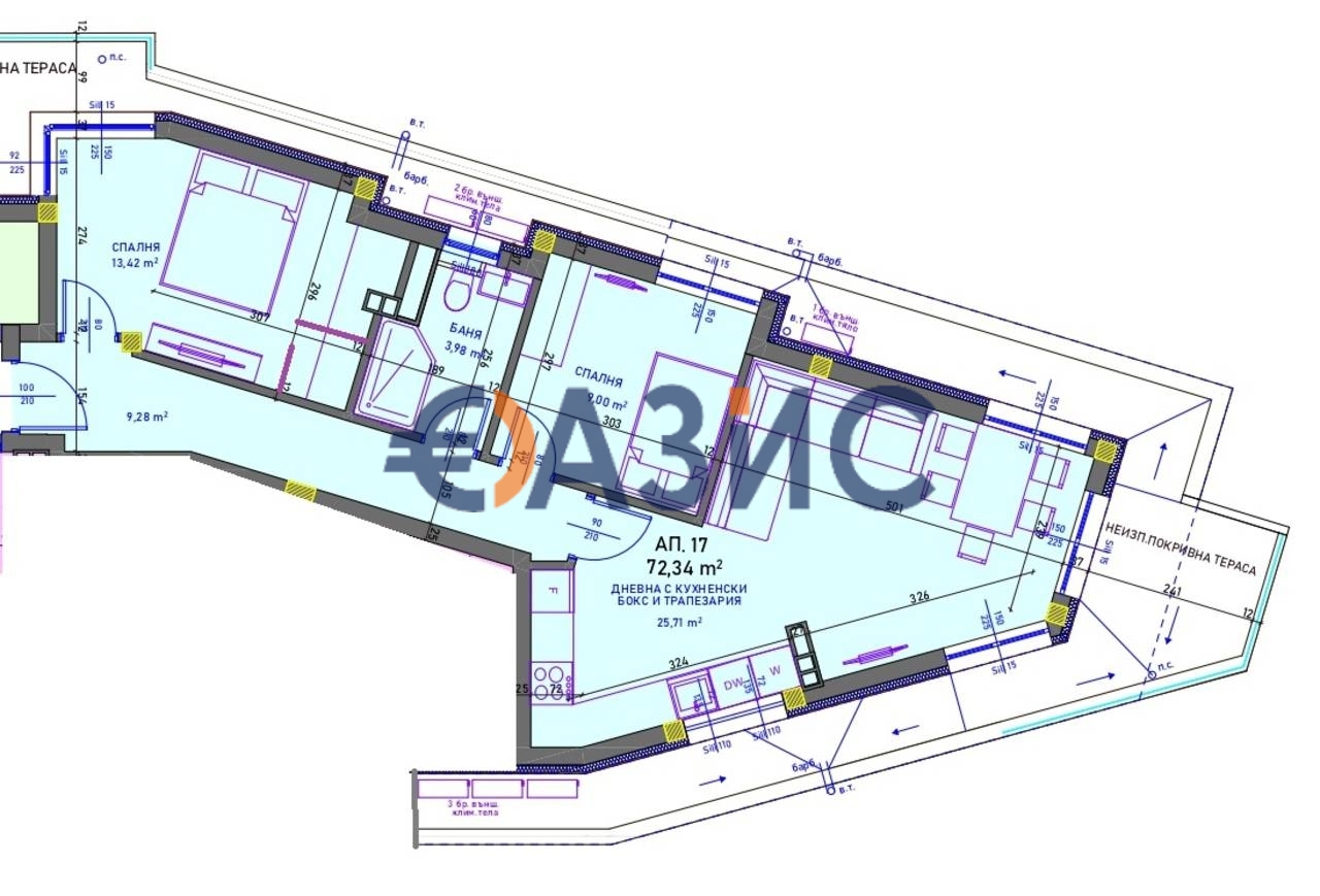 2 bedrooms Apartment in Sarafovo, Bulgaria No. 869