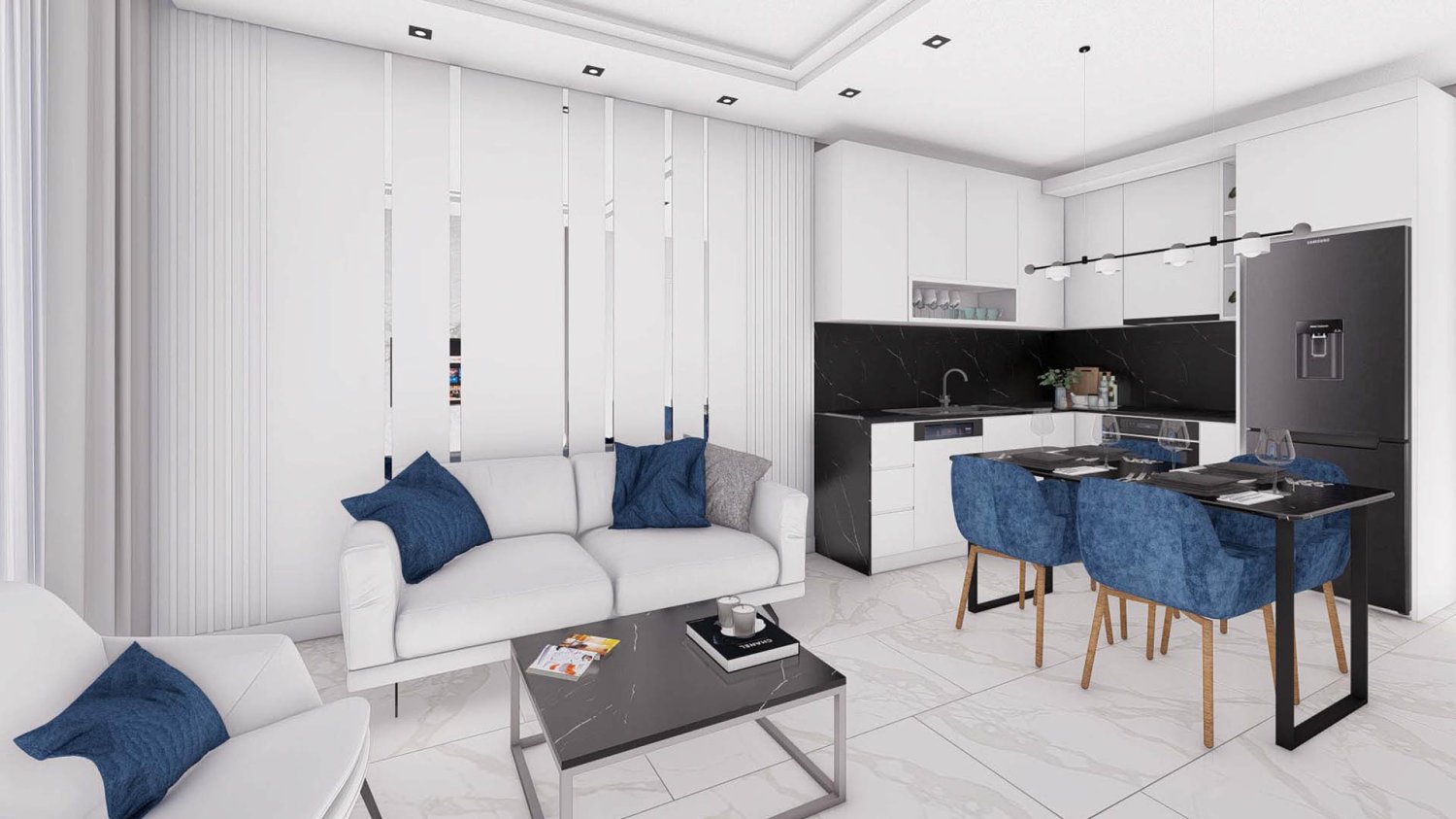 Apartment 3+1 in Kavi Velux, Kargicak, Turkey No. 35876