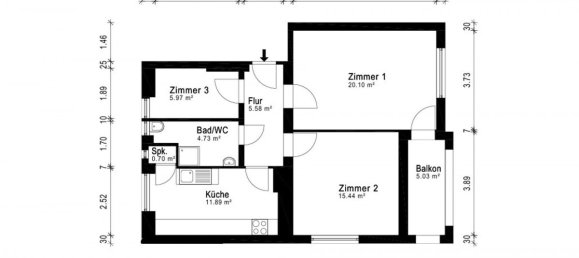 2 chambres Appartement à Zehlendorf, Germany No. 115088 13