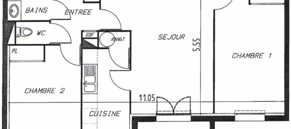 2 chambres Appartement à Nouzonville, France No. 55373 10