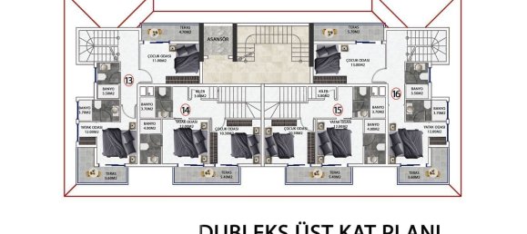 Apartment 1+1 in Konakli, Turkey No. 31289 7