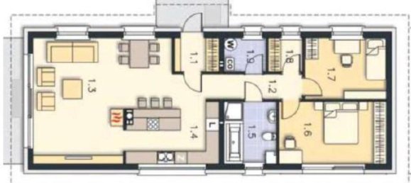 Casa de 2 dormitorios en Dillingen an der Donau, Germany No. 19498 3