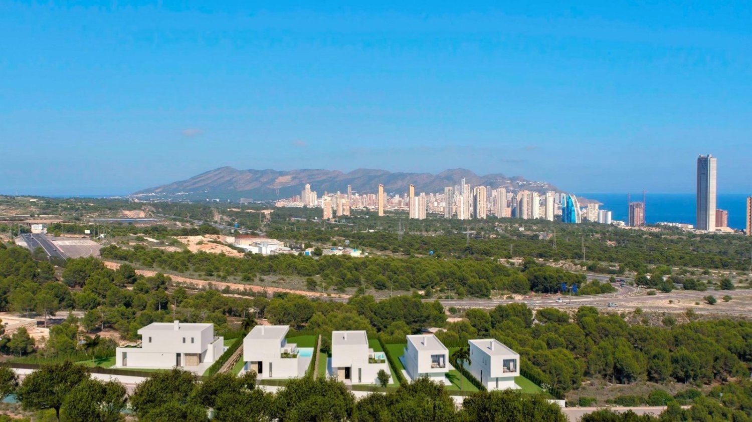 3 غرف نوم منزل في Finestrat, Spain رقم 283434