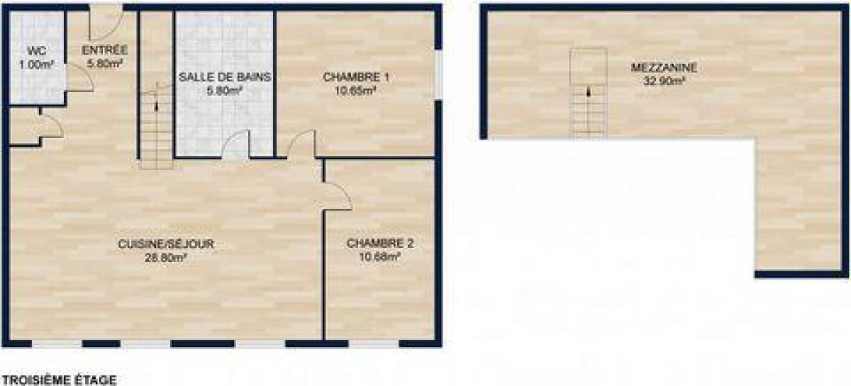 2 Schlafzimmer Eigentumswohnung in Lyon, France, Nr. 35415