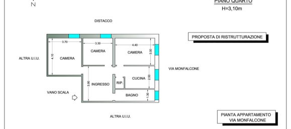 3-salle Appartement à Genoa, Italy No. 278099 30